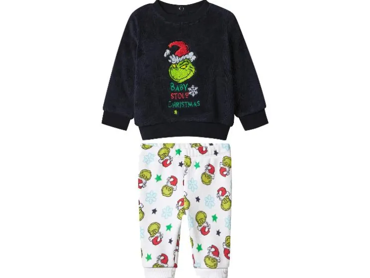 Pluche baby kerstset 2-delig The Grinch