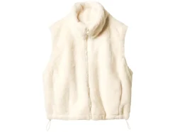 Pluche dames bodywarmer