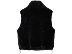 Pluche dames bodywarmer