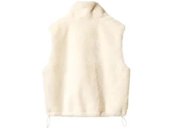 Pluche dames bodywarmer