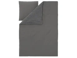 Pluche dekbedovertrek 140 x 200 cm