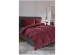 Pluche dekbedovertrek 200 x 200 cm