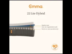 Pocketvering matras Hybrid Lite