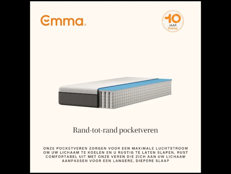 Pocketvering matras Hybrid Lite