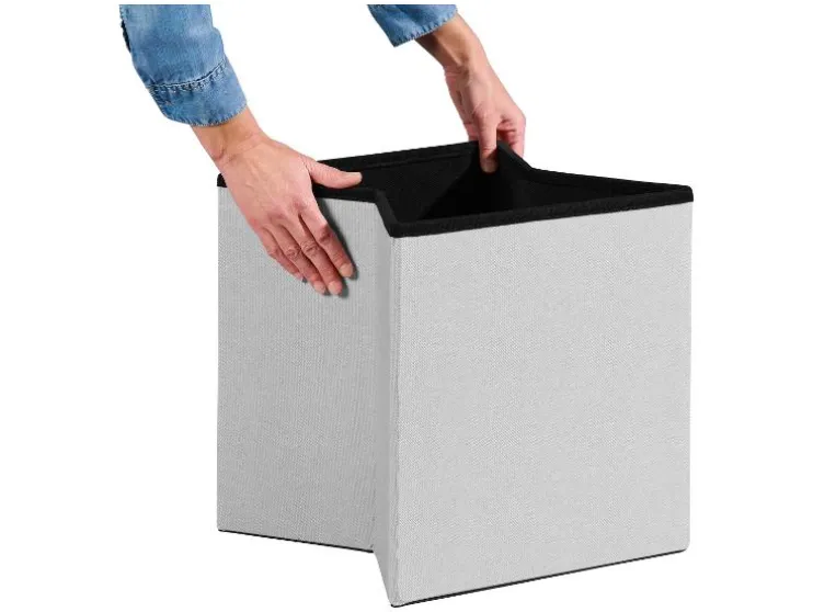 Poef met opbergruimte