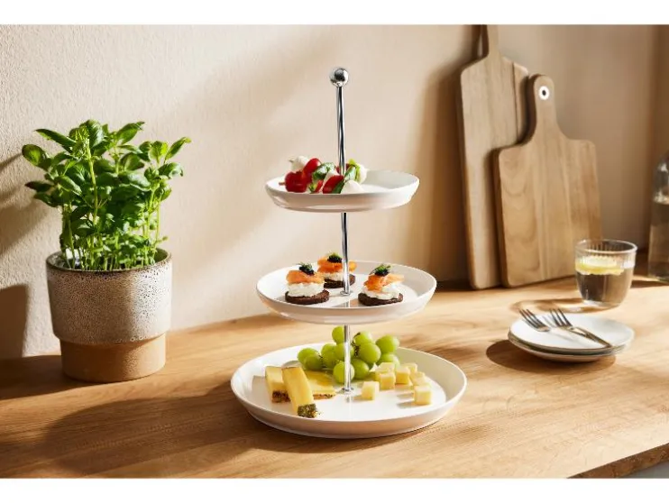 Porseleinen etagère