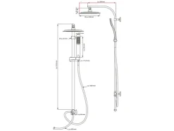 Regendouchekop Stiloval