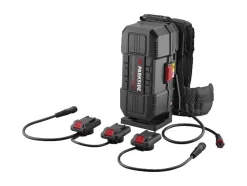 Ruggedragen accu-station 20 V / 40 V zonder accu en lader