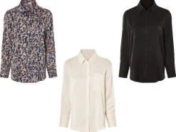 Satijnen dames blouse