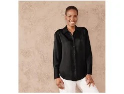 Satijnen dames blouse