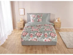 Satijnen dekbedovertrek 200 x 200 cm