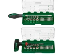 Schroevendraaierset of ratelschroevendraaierset