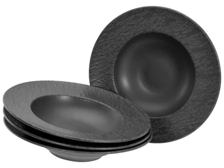 Serviesset Leisteen Black