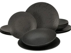 Serviesset Leisteen Black