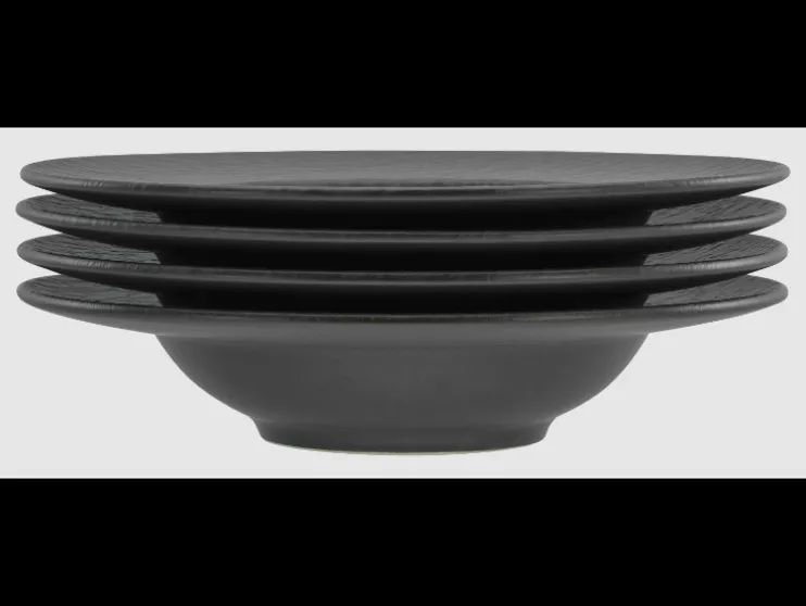 Serviesset Leisteen Black