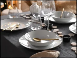 Serviesset Luna Black Line