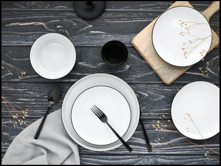 Serviesset Nordic Cool Black