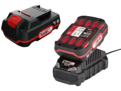 Set van 2 accu's 20 V - 2 Ah en 1 lader - 2,4 Ah