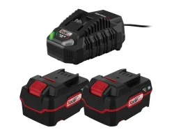Set van 2 accu's 20 V - 4 Ah en 1 lader - 4,5 A