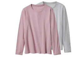 Set van 2 dames shirts met lange mouwen