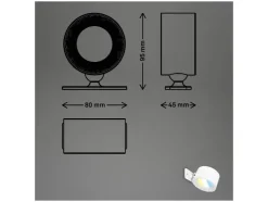 Set van 2 draadloze wandlampen