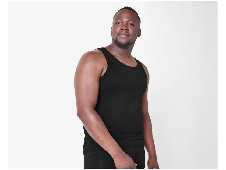 Set van 3 fijnrib heren hemden - Plus size