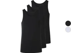 Set van 3 fijnrib heren hemden