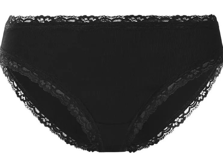 Set van 5 geribde dames onderbroeken