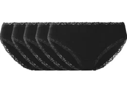 Set van 5 geribde dames onderbroeken