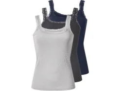 Set van 3 geribde dames tops