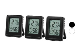 Set van 3 hygro- en thermometers
