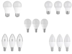Set van 2 of 3 LED-lampen