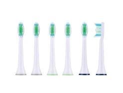 Set van 6 opzetborstels voor elektrische tandenborstel