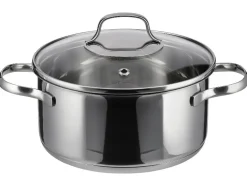 Set van 3 RVS kookpannen