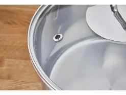 Set van 3 RVS kookpannen