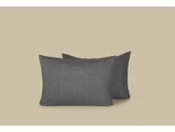 Set van 2 satijnen kussenslopen 60 x 50 cm