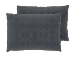 Set van 2 satijnen kussenslopen 60 x 50 cm