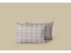 Set van 2 satijnen kussenslopen 60 x 50 cm