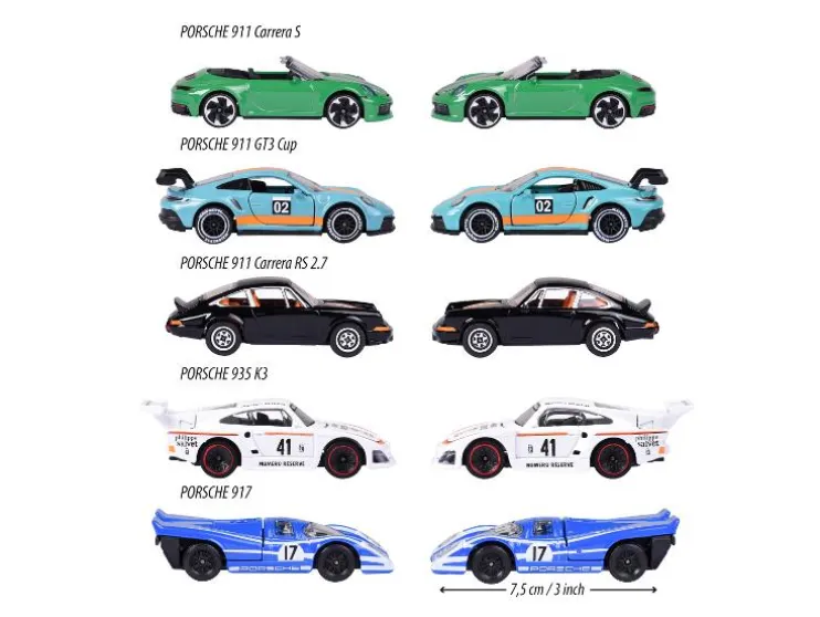 Speelgoedauto 5-delige geschenkset Speelauto 5-delige cadeauset