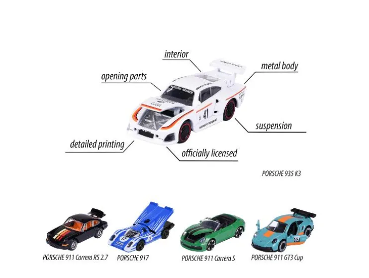 Speelgoedauto 5-delige geschenkset Speelauto 5-delige cadeauset