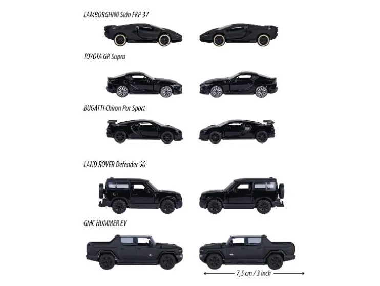 Speelgoedauto 5-delige geschenkset Speelauto 5-delige cadeauset