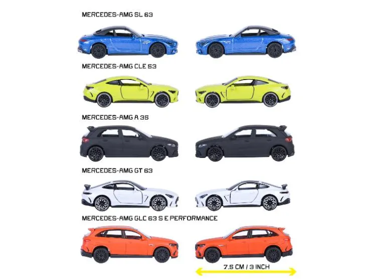 Speelgoedauto 5-delige geschenkset Speelauto 5-delige cadeauset