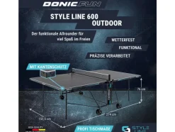 Tafeltennistafel STYLE 600 Outdoor