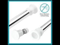 Telescopische stang voor douchegordijn 70-115 cm