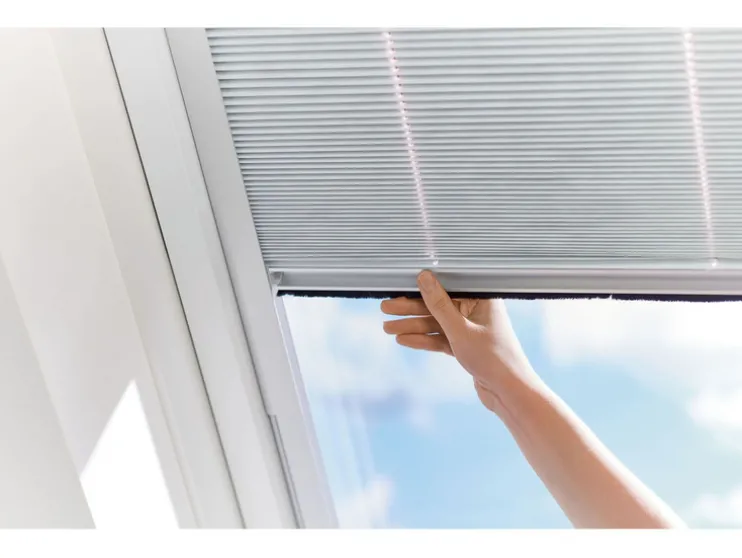 Thermo-plissé vouwgordijn 49,4 x 75-118 cm