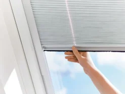 Thermo-plissé vouwgordijn, 97,4 x 75-118 cm