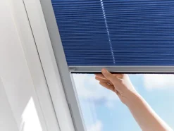 Thermo-plissé vouwgordijn, 97,4 x 75-118 cm