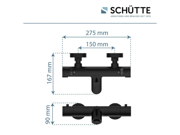 Thermostatische badkraan LONDON
