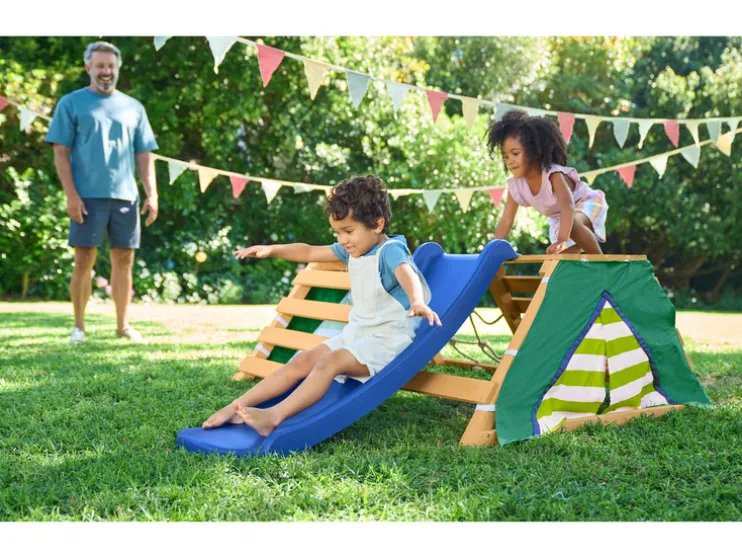 Tipi met glijbaan