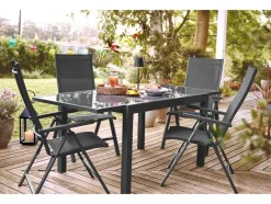 Uitschuifbare aluminium tuintafel Houston